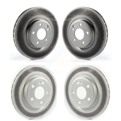 Front Rear Coated Disc Brake Rotors Kit For Mercedes-Benz GLA250 CLA250 INFINITI QX30 KG-101382
