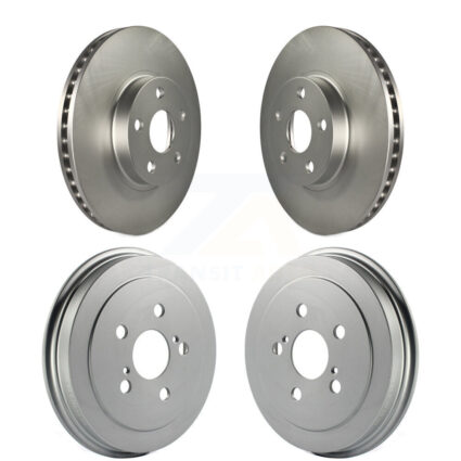 Front Rear Disc Brake Rotors Drums Kit For Toyota Corolla Celica KG-101430