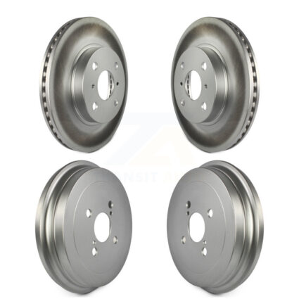 Front Rear Disc Brake Rotors Drums Kit For Toyota Yaris KG-101437
