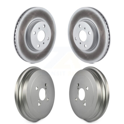 Front Rear Disc Brake Rotors Drums Kit For Toyota Yaris KG-101438