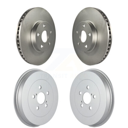 Front Rear Disc Brake Rotors Drums Kit For Toyota Matrix Pontiac Vibe KG-101450