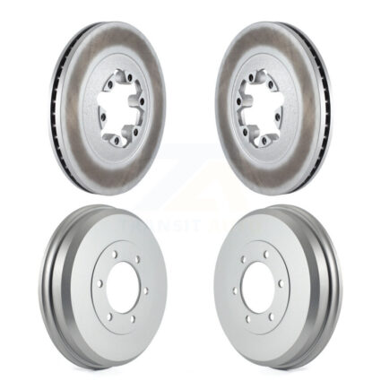 Front Rear Disc Brake Rotors Drums Kit For 2009-2012 Chevrolet Colorado GMC Canyon KG-101455