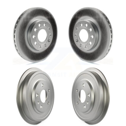 Front Rear Disc Brake Rotors Drums Kit For Volkswagen Jetta Beetle KG-101459