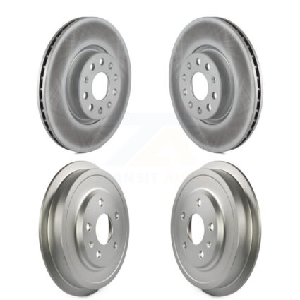 Front Rear Disc Brake Rotors Drums Kit For Volkswagen Jetta Beetle KG-101461