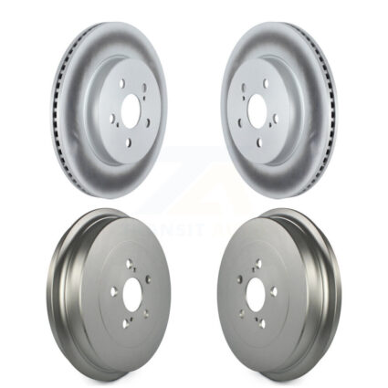 Front Rear Disc Brake Rotors Drums Kit For 2019 Toyota Corolla 2.0L KG-101465