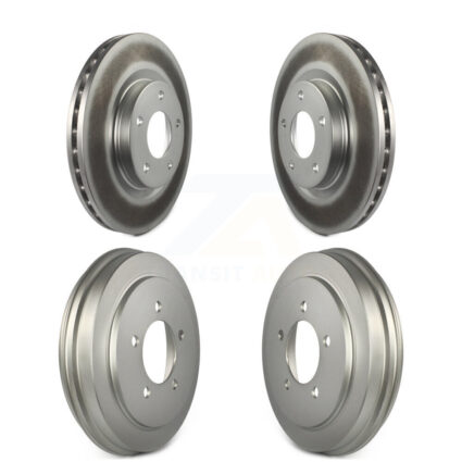 Front Rear Brake Rotors Drums Kit For Jeep Patriot Compass Dodge Caliber Chrysler Sebring KG-101467
