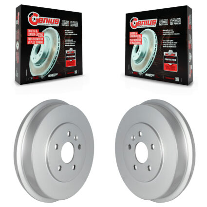 Rear Coated Brake Drums Pair For Chevrolet Cruze Limited KG-101490