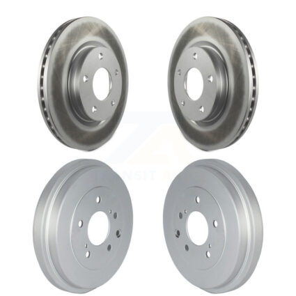 Front Rear Disc Brake Rotors Drums Kit For Nissan Sentra KG-101496