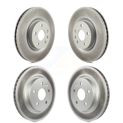 Front Rear Coated Disc Brake Rotors Kit For Cadillac XTS KG-101508