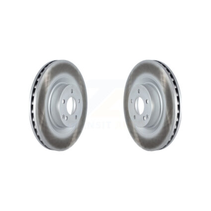 Front Coated Brake Rotor Pair For Mercedes-Benz S550 S450 SL550 CL550 S350 S400 S600 CL600 KG-101514