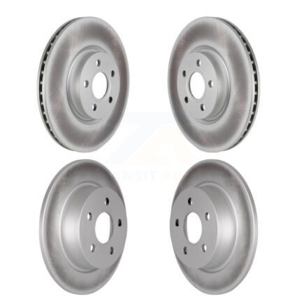 Front Rear Coated Disc Brake Rotors Kit For Ford Transit Connect KG-101531