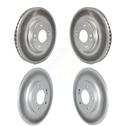 Front Rear Coated Disc Brake Rotors Kit For Hyundai Kona Electric Kia Soul EV Niro KG-101533