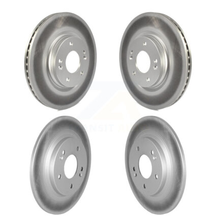 Front Rear Coated Disc Brake Rotors Kit For Hyundai Kona Kia Seltos KG-101539