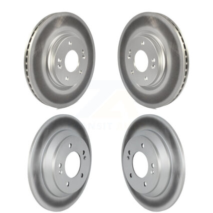 Front Rear Coated Disc Brake Rotors Kit For Hyundai Kona Kia Soul KG-101540