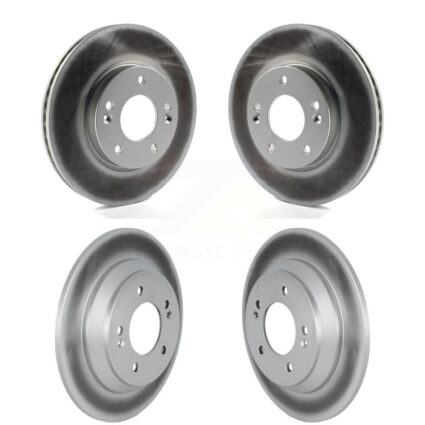Front Rear Coated Disc Brake Rotors Kit For Kia Seltos Hyundai Kona KG-101541