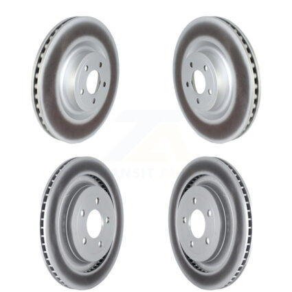 Front Rear Coated Disc Brake Rotors Kit For Ford Mustang KG-101545