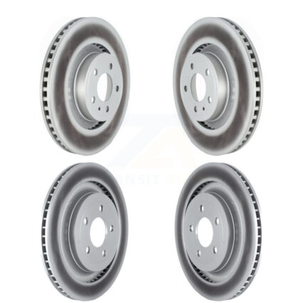 Front Rear Coated Disc Brake Rotors Kit For Ford Mustang KG-101546