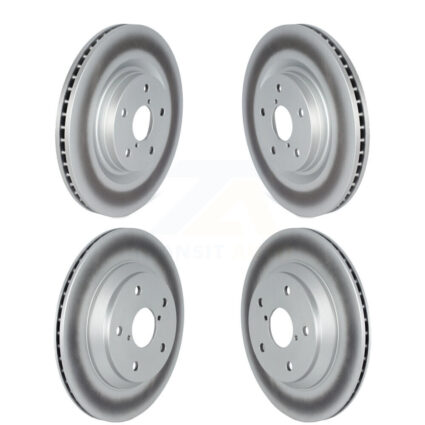Front Rear Coated Disc Brake Rotors Kit For Subaru Forester Crosstrek KG-101555