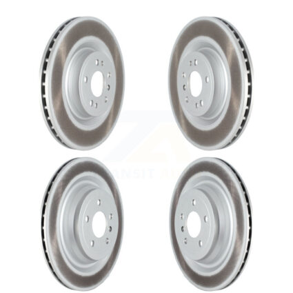 Front Rear Coated Disc Brake Rotors Kit For Mercedes-Benz GL350 GLS450 GL450 GLS350d KG-101564