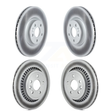 Front Rear Coated Disc Brake Rotors Kit For Volvo XC60 KG-101581