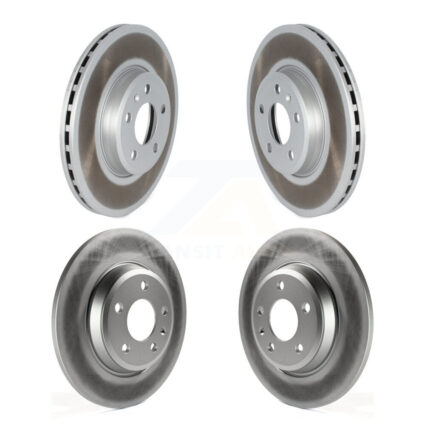 Front Rear Coated Disc Brake Rotors Kit For 2022 Audi A5 Sportback DMSA engine designation KG-101584