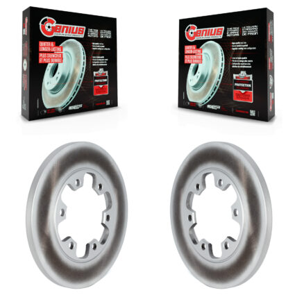 Rear Coated Disc Brake Rotors Pair For Ford Transit-250 Transit-350 HD Transit-150 KG-101659