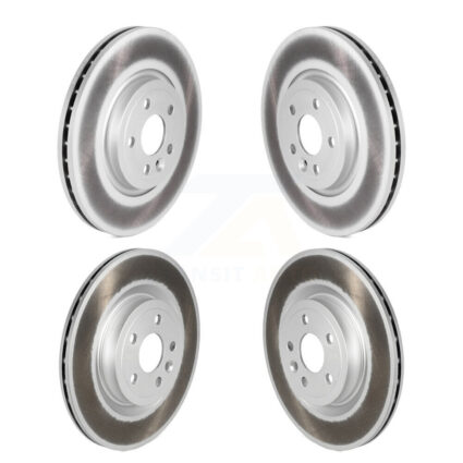 Front Rear Coated Disc Brake Rotors Kit For Jaguar F-Pace KG-101706