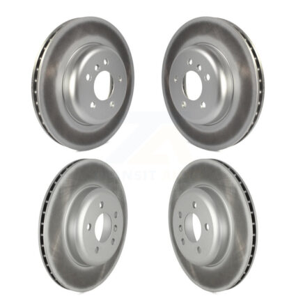 Front Rear Coated Disc Brake Rotors Kit For BMW 640i xDrive Gran Coupe 535i KG-101707