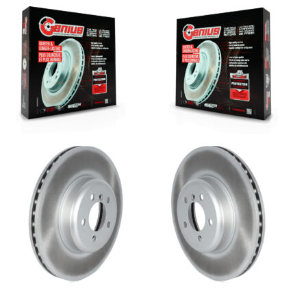 Front Coat Brake Rotor Pair For BMW 330i xDrive 328i 335i 340i 230i 435i 430i Gran Coupe 3 KG-101717