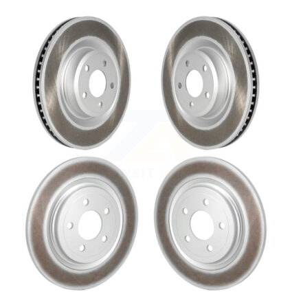 Front Rear Coated Disc Brake Rotors Kit For Ford Explorer KG-101760