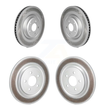 Front Rear Coated Disc Brake Rotors Kit For Ford Explorer 2.3L KG-101776