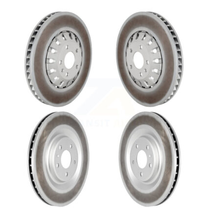 Front Rear Coated Disc Brake Rotors Kit For Audi Q8 e-tron Quattro Sportback A8 KG-101808