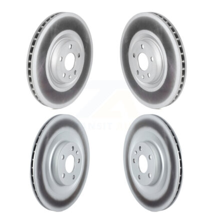 Front Rear Coated Disc Brake Rotors Kit For Volvo XC40 Recharge C40 KG-101815