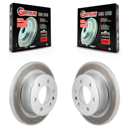 Rear Coated Disc Brake Rotors Pair For Mercedes-Benz Sprinter 2500 3500 Freightliner 1500 KG-101828