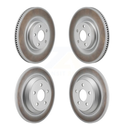 Front Rear Coated Disc Brake Rotors Kit For 2022-2023 Ford Maverick KG-101838