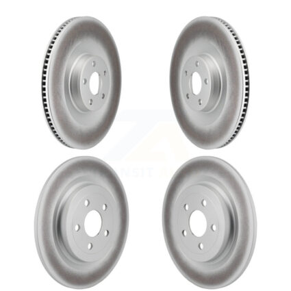 Front Rear Coated Disc Brake Rotors Kit For Ford Mustang Mach-E KG-101839