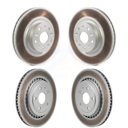 Front Rear Coated Disc Brake Rotors Kit For Chevrolet Camaro KG-101841