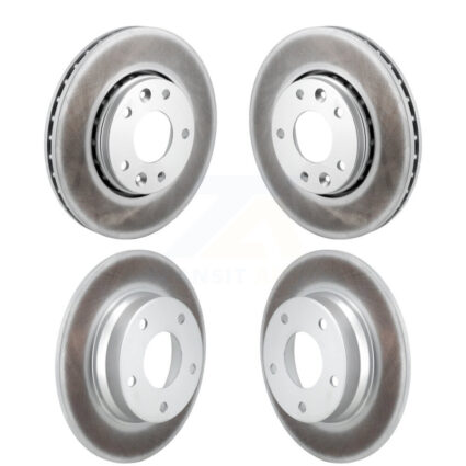 Front Rear Coated Disc Brake Rotors Kit For 2020-2023 Nissan Sentra KG-101845