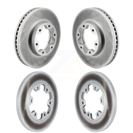 Front Rear Coated Disc Brake Rotors Kit For Ford Transit-250 Transit-350 Transit-150 HD KG-101847