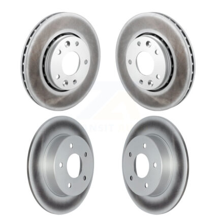 Front Rear Coated Disc Brake Rotors Kit For 2021-2023 Nissan Kicks SV SR KG-101848