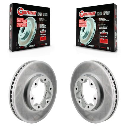 Front Coat Disc Brake Rotor Pair For 2020-2023 Ford Transit-250 Transit-350 Transit-150 HD KG-101853