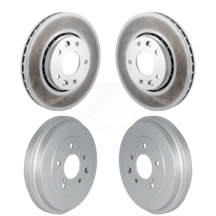 Front Rear Disc Brake Rotors Drums Kit For 2020-2022 Nissan Sentra KG-101867