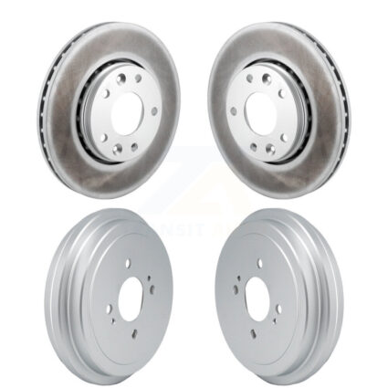 Front Rear Disc Brake Rotors Drums Kit For 2021-2023 Nissan Kicks SV SR KG-101869