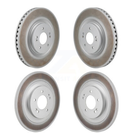 Front Rear Coated Disc Brake Rotors Kit For Hyundai Sonata Kia K5 KG-101876