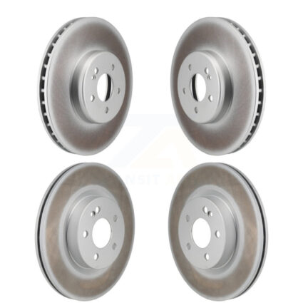 Front Rear Coated Disc Brake Rotors Kit For Mercedes-Benz GLC300 KG-101891