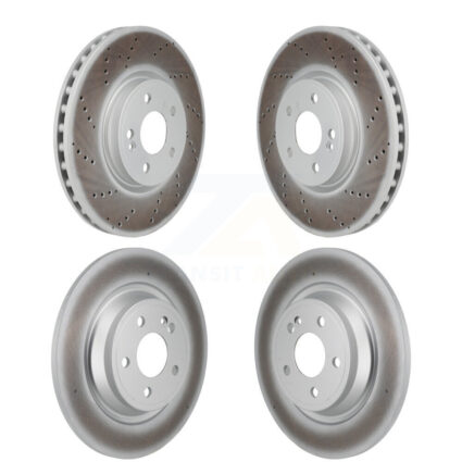 Front Rear Coated Disc Brake Rotors Kit For Mercedes-Benz GLB250 GLA250 EQB 350 300 KG-101895