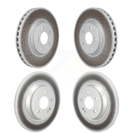Front Rear Coated Disc Brake Rotors Kit For Mercedes-Benz GLB250 GLA250 EQB 350 300 KG-101897