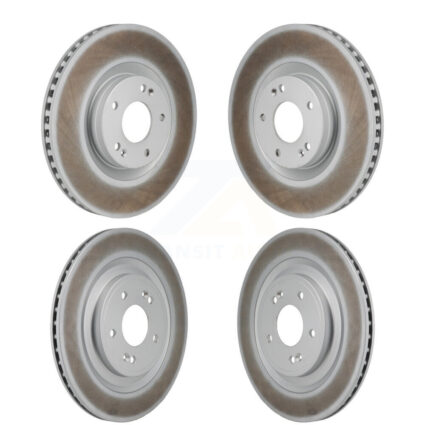 Front Rear Coated Disc Brake Rotors Kit For Hyundai Santa Fe Kia Sorento KG-101913
