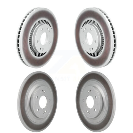 Front Rear Coated Disc Brake Rotors Kit For 2022-2023 Kia Carnival KG-101915