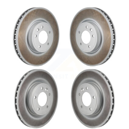 Front Rear Coated Disc Brake Rotors Kit For Land Rover Range Sport Discovery DIESEL engine KG-101927